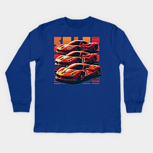Ferrari F8 Kids Long Sleeve T-Shirt